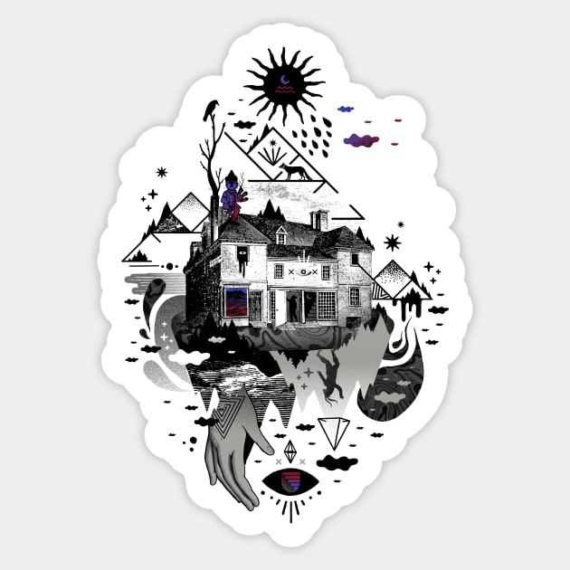 House is Not a Home Sticker by chaos_magic